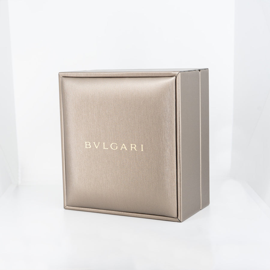 กำไลข้อมือ Bvlgari Bvlgari Wire Bracelet set with mother of pearl and Tiger's eye elements 18K Rose Gold Size M# (Used) #vrbvbimt 7628