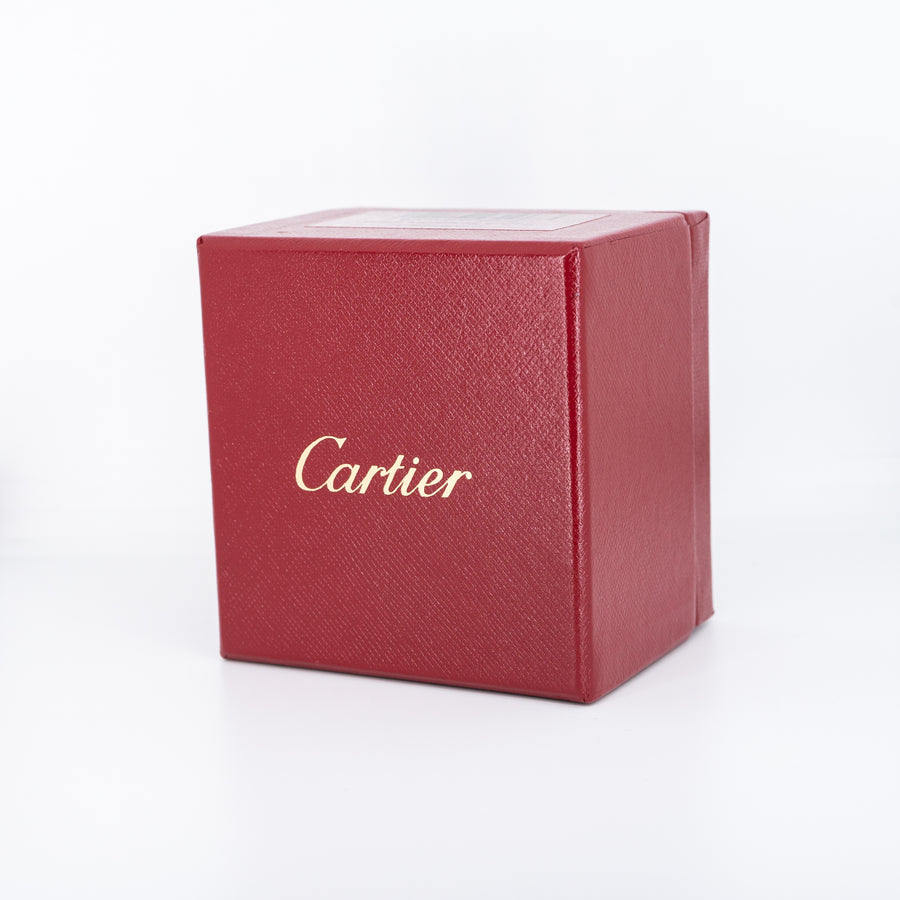 แหวน Cartier 1895 Solitaire Ring 0.30ct E VVS1 #T3 Platinum950 Size 49# (Used) #vrcar 5949