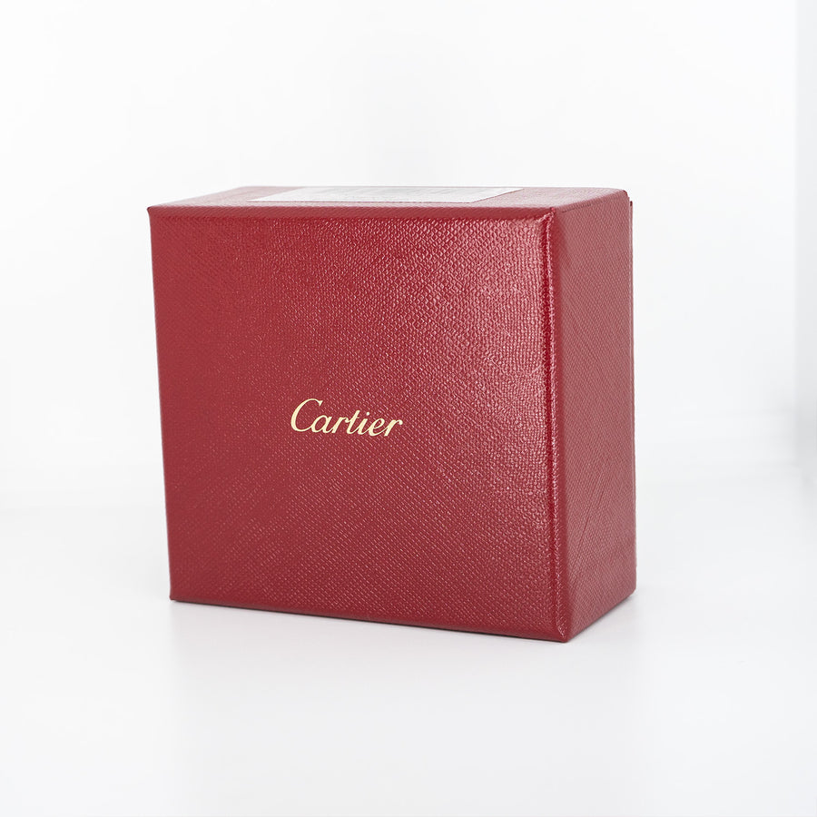 ต่างหู Cartier D'Amour stud earrings, 2 diamonds, small model 18K Rose Gold (Used) #vrcaeim 6967