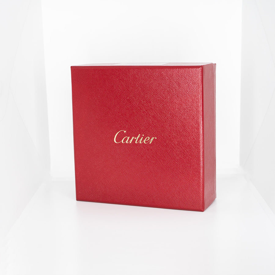 สร้อยและจี้ Cartier Trinity pendant and necklace, paved 3Color Size 36-40cm.# (Used) #vrca 1064