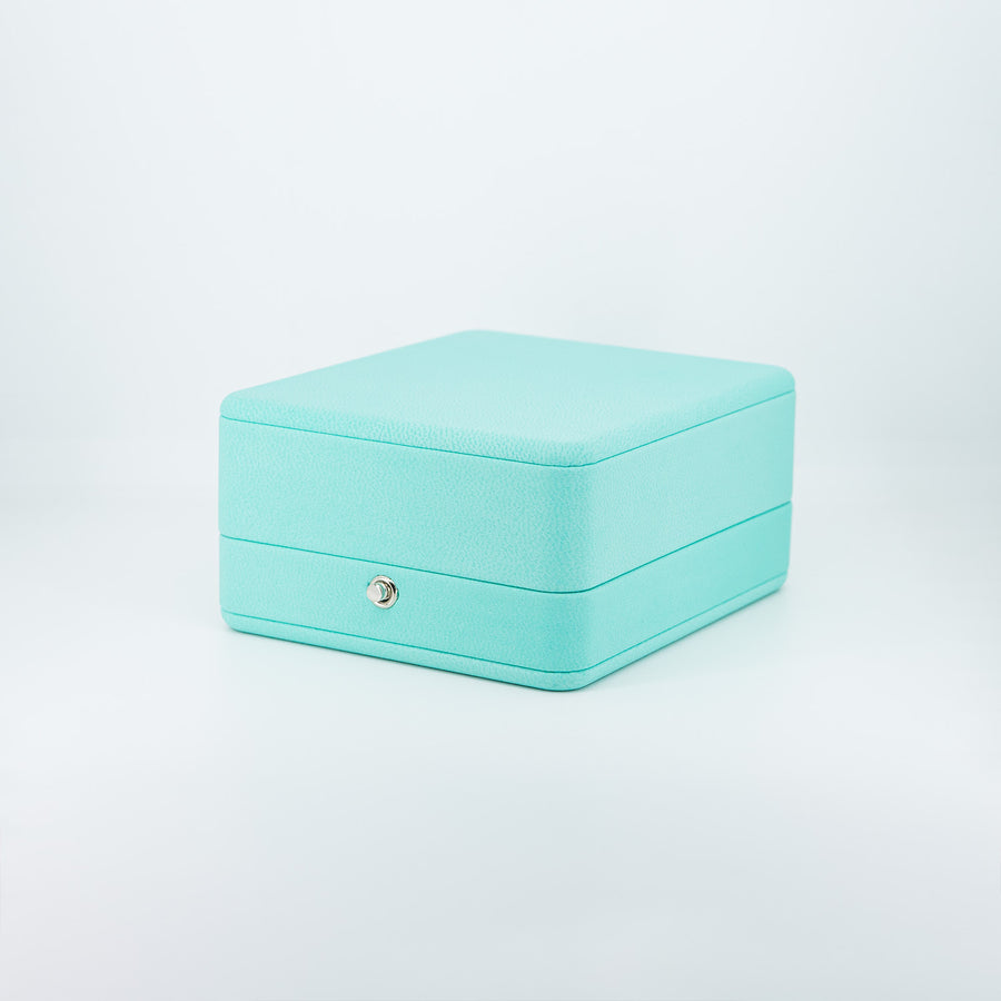 สร้อยและจี้ Tiffany & Co. Tiffany T Smile Pendant with Diamonds, Small 18K Rose Gold Size 40cm.# (Used) #vrtinlimt 7586