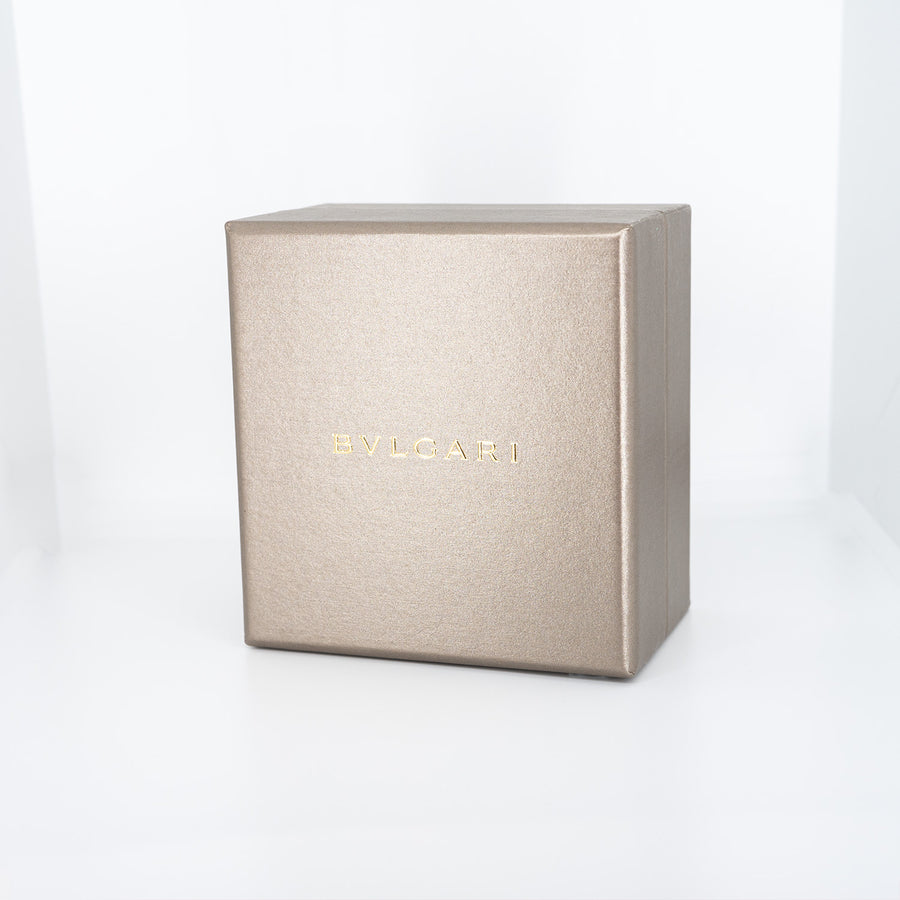 ต่างหู Bvlgari Bvlgari single stud earring with diamonds 18K Rose Gold (Used) #vrbve 7246