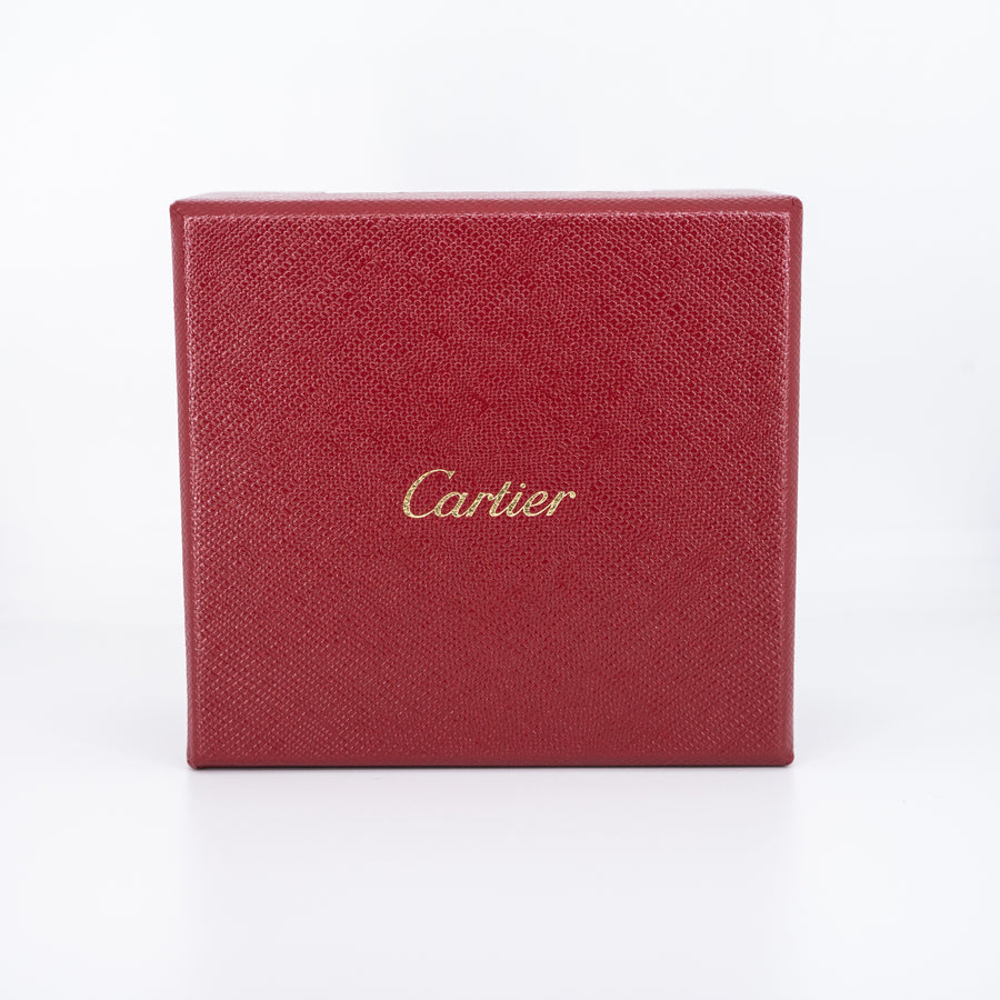 ต่างหู Cartier Love earrings with diamonds #T2 18K Rose Gold (Used) #vrca 0570