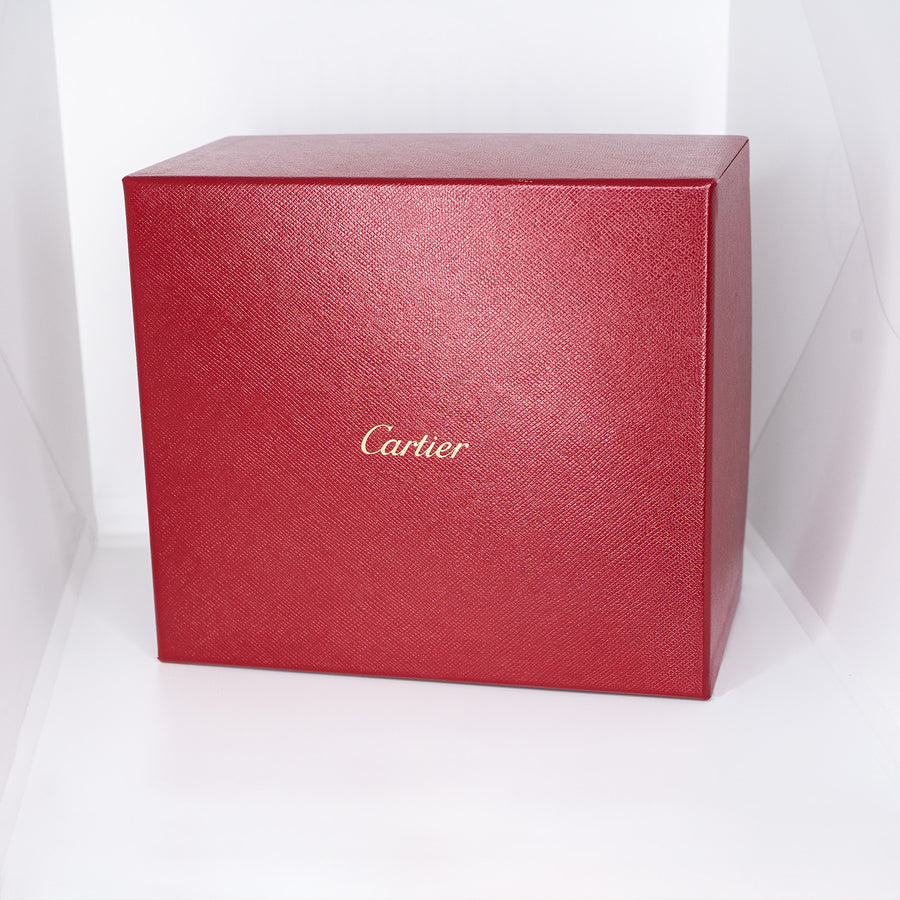 นาฬิกา Cartier Tank Must de Cartier, Large Model, Blue lacquer-effect dial, High autonomy Quartz Movoment, Steel , Leather Size L# (Used) #vrcaw 7625