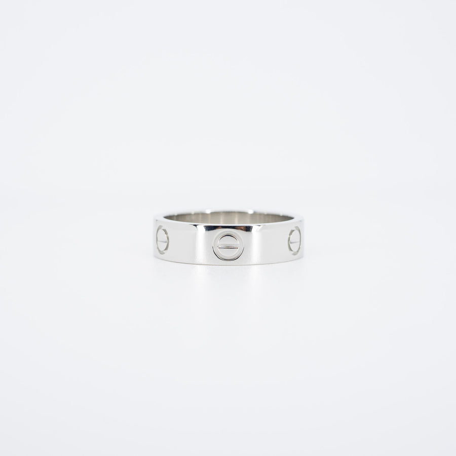 แหวน Cartier Love Ring Platinum950 Size 57# (Used) #vrcar 6235