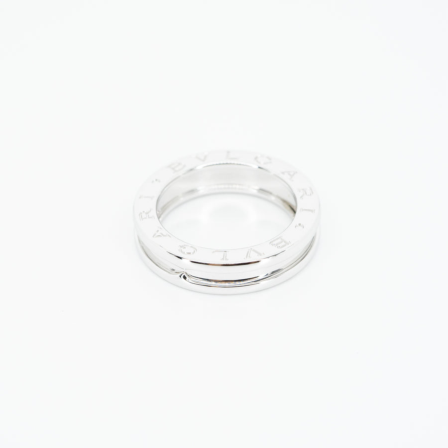 แหวน Bvlgari B.zero1 1band Ring 18K White Gold Size 49# (Used) #vrbvrim 4803