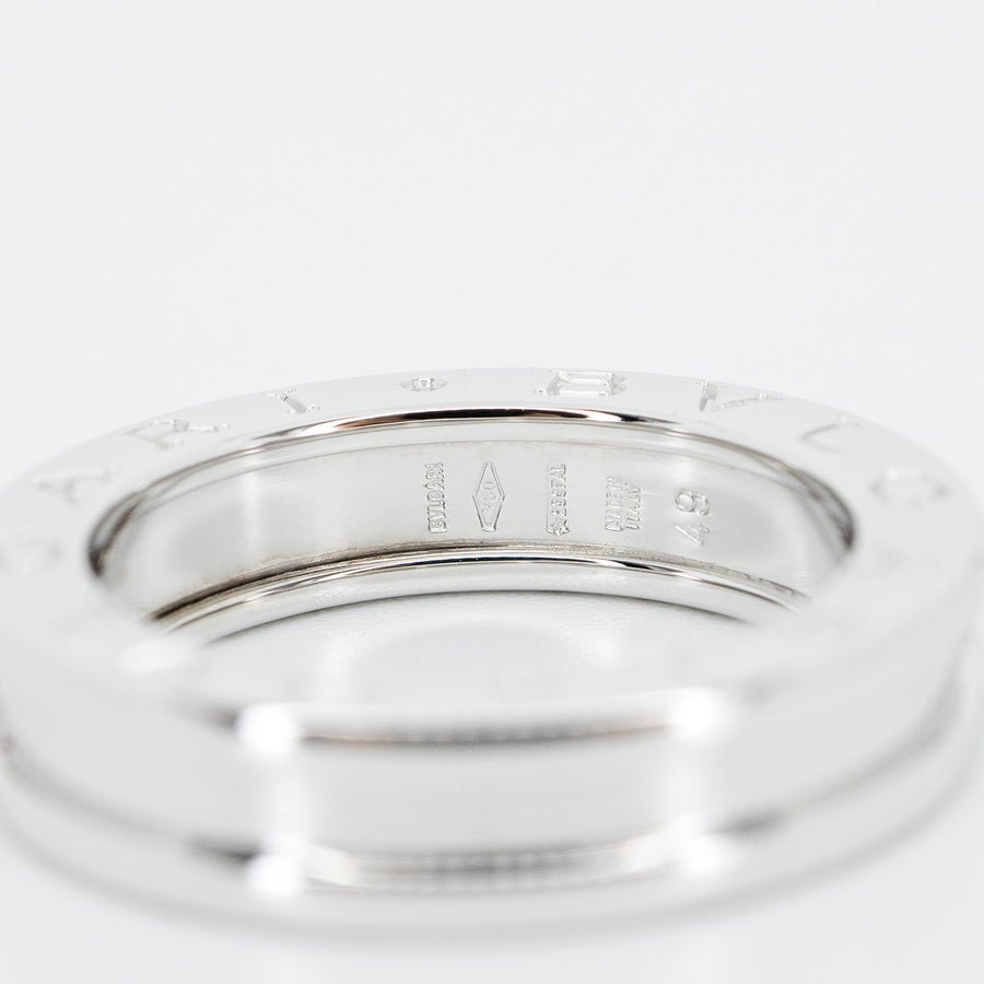 แหวน Bvlgari B.zero1 1band Ring 18K White Gold Size 49# (Used) #vrbvrim 4803