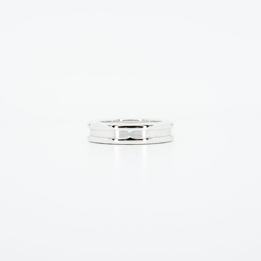 แหวน Bvlgari B.zero1 1band Ring 18K White Gold Size 48# (Used) #vrbvrim 4716