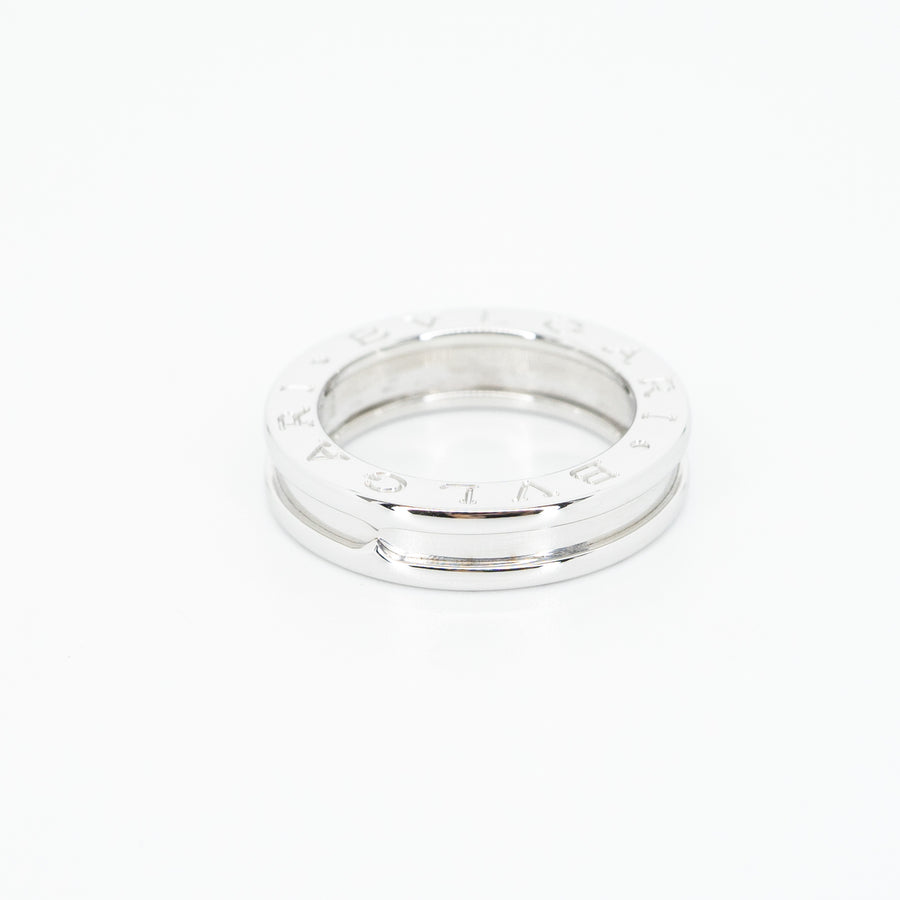 แหวน Bvlgari B.zero1 1band Ring 18K White Gold Size 48# (Used) #vrbvrim 4716