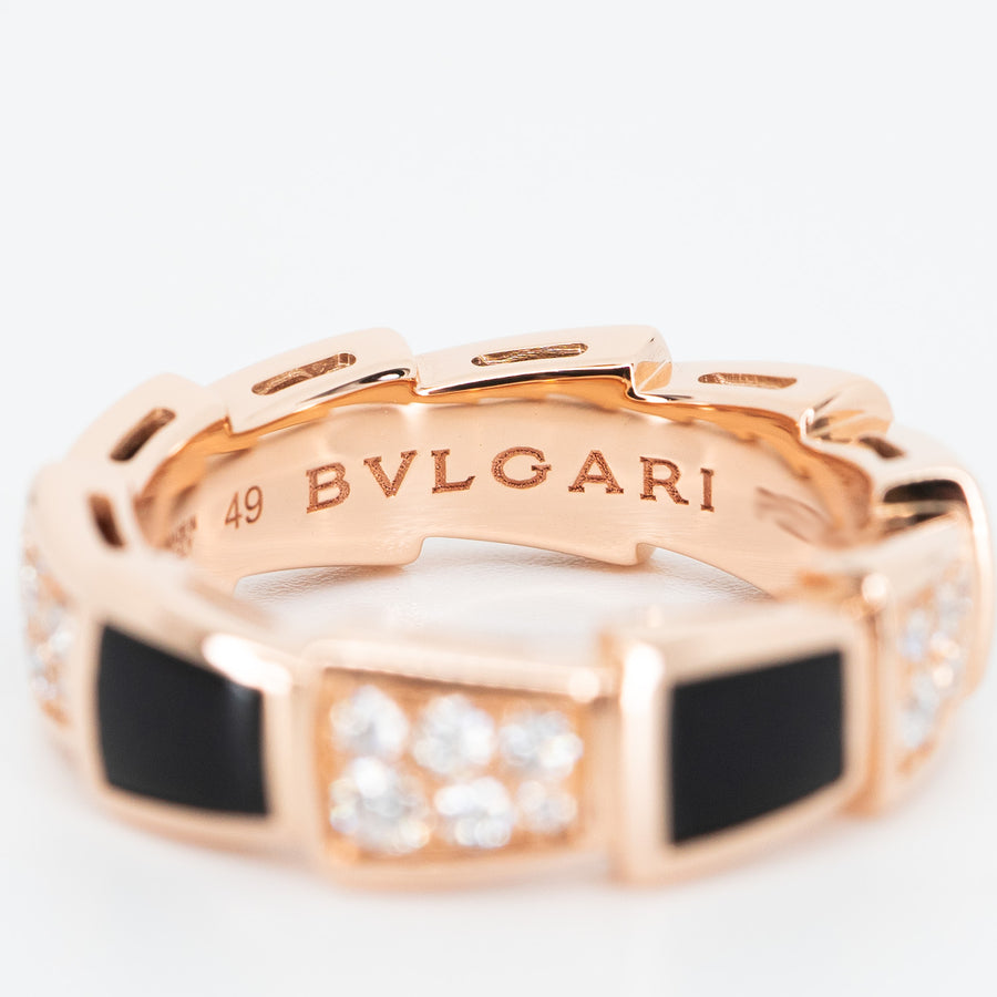 Bulgari Collapsible 3 Color Gold Men's Ring - Eleuteri