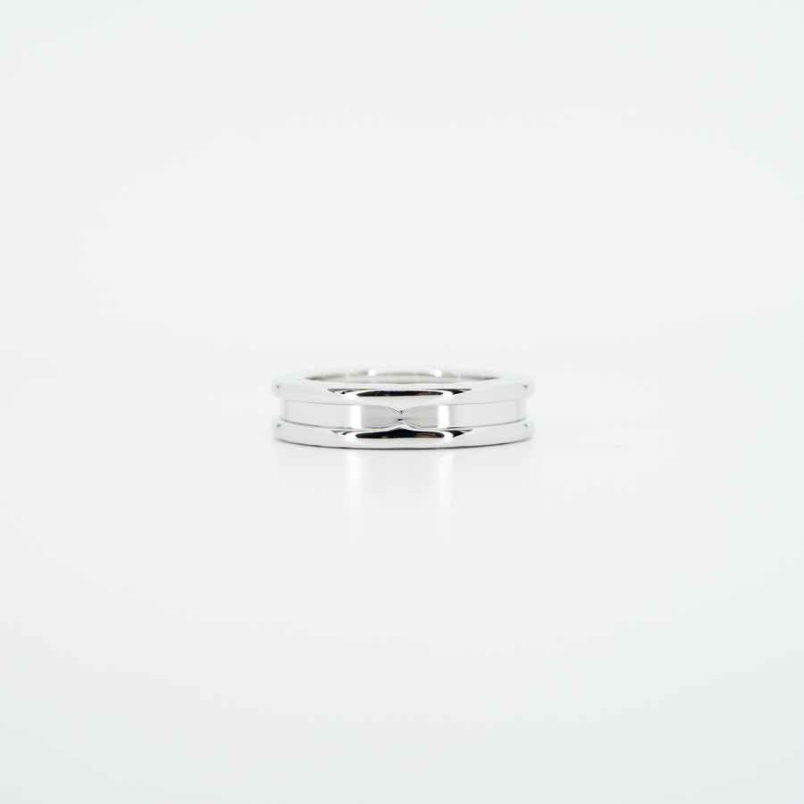 แหวน Bvlgari B.zero1 1band Ring 18K White Gold Size 48# (Used) #vrbv 0442