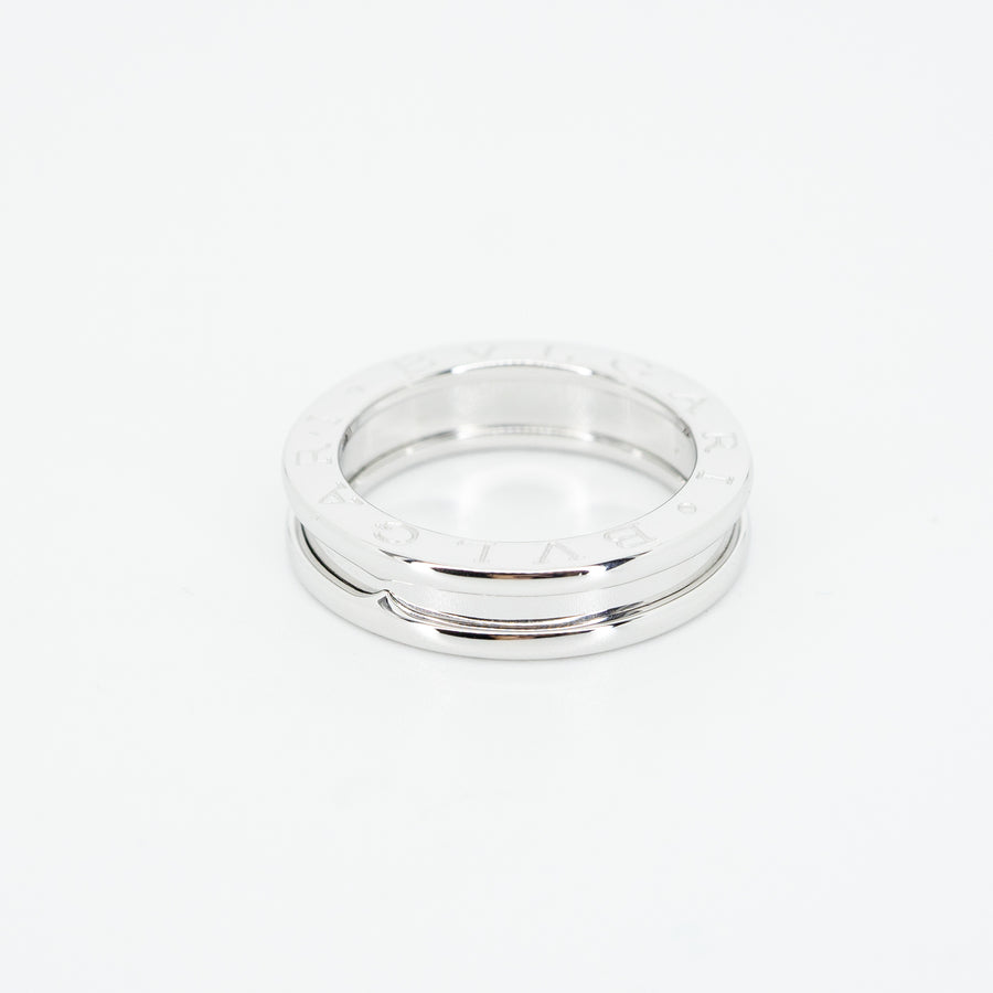 แหวน Bvlgari B.zero1 1band Ring 18K White Gold Size 48# (Used) #vrbv 0442