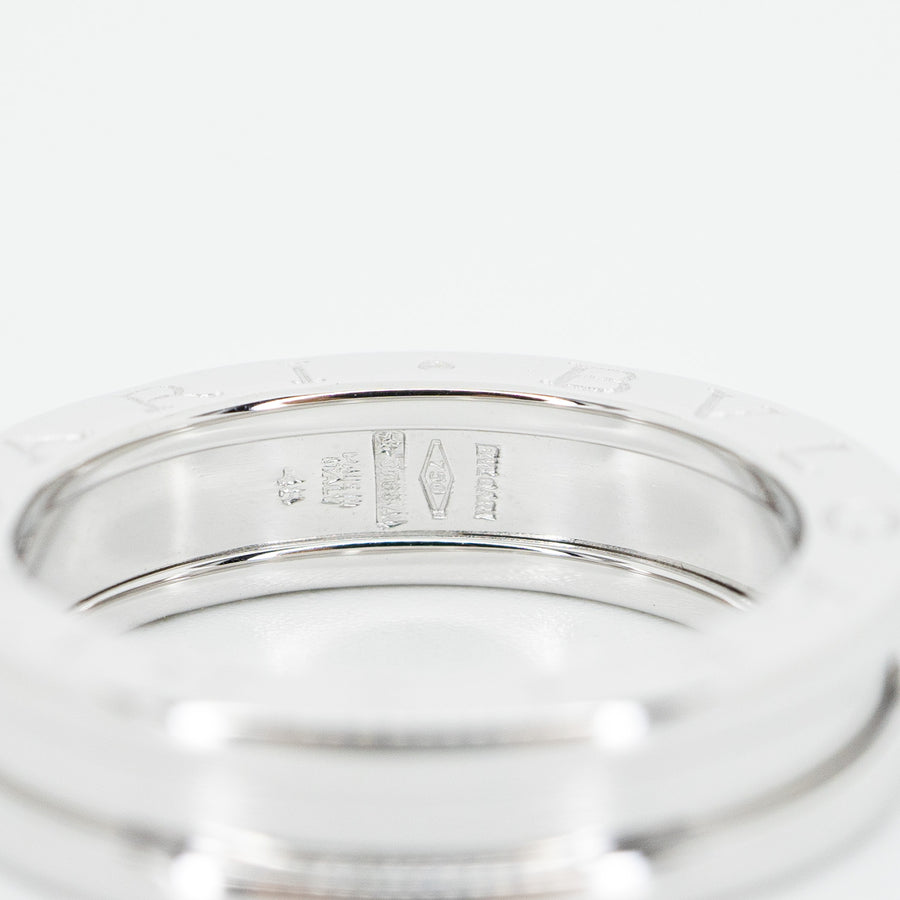 แหวน Bvlgari B.zero1 1band Ring 18K White Gold Size 48# (Used) #vrbv 0442