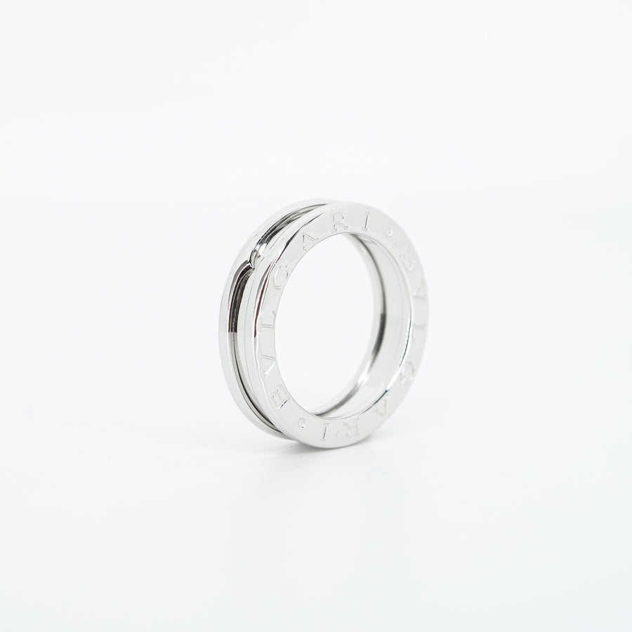 แหวน Bvlgari B.zero1 1band Ring 18K White Gold Size 48# (Used) #vrbv 0442