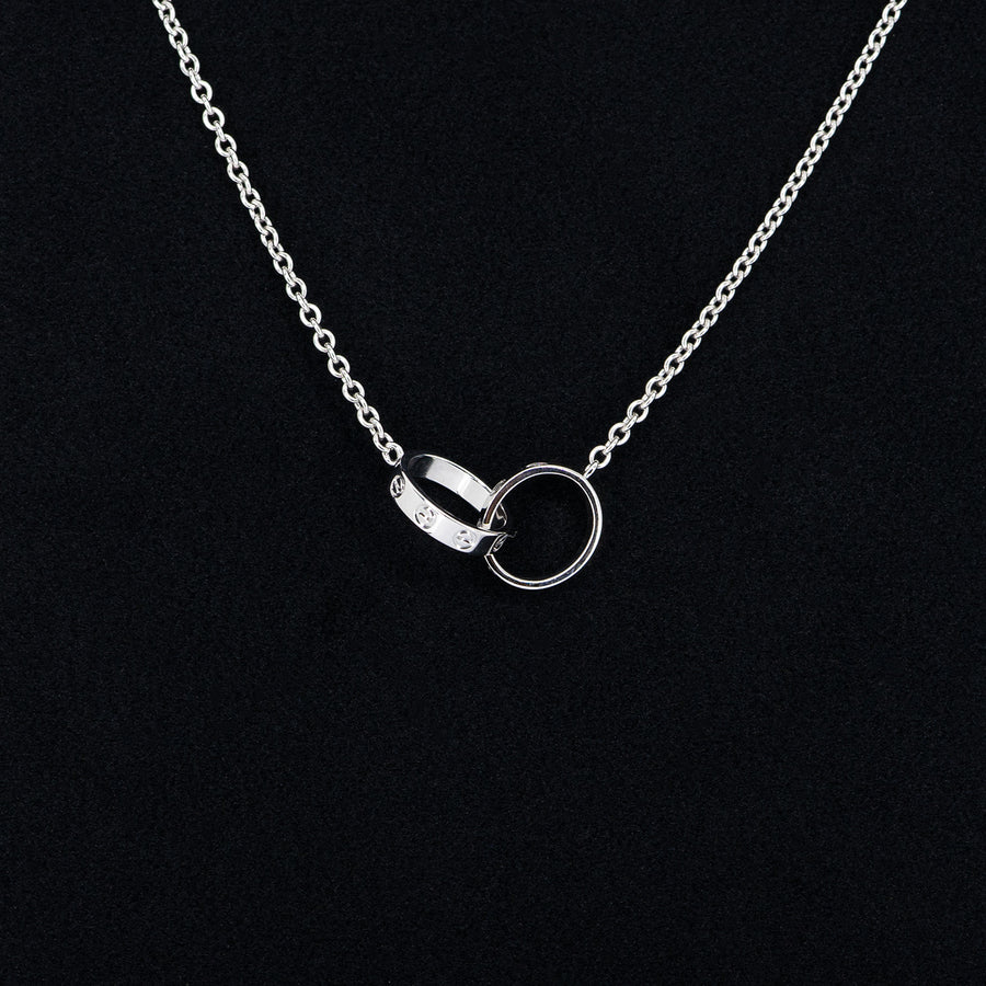 Cartier Love Necklace 18K White Gold Size 18