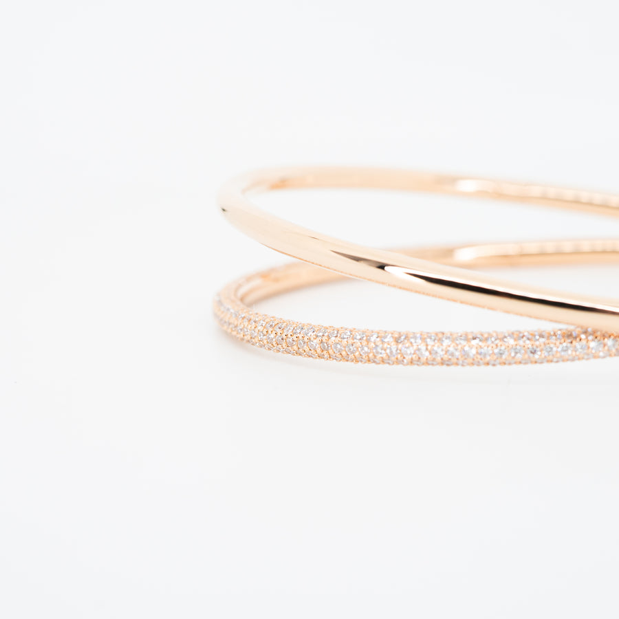 20/09/25 vrtiHIT 0969 Pichai Tiffany &amp; Co. Tiffany Knot Double Row Hinged Bracelet Bracelet pg กล่องและใบเสร็จ L #T3