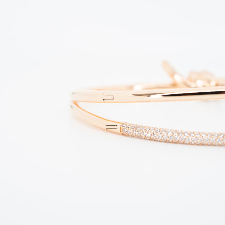 20/09/25 vrtiHIT 0969 Pichai Tiffany &amp; Co. Tiffany Knot Double Row Hinged Bracelet Bracelet pg กล่องและใบเสร็จ L #T3