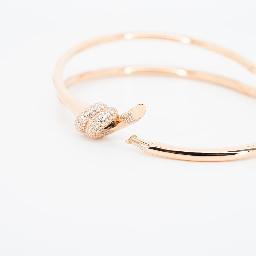 20/09/25 vrtiHIT 0969 Pichai Tiffany &amp; Co. Tiffany Knot Double Row Hinged Bracelet Bracelet pg กล่องและใบเสร็จ L #T3