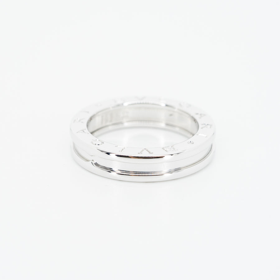 แหวน Bvlgari B.zero1 1band Ring 18K White Gold Size 53# (Used) #vrbvimt 5341