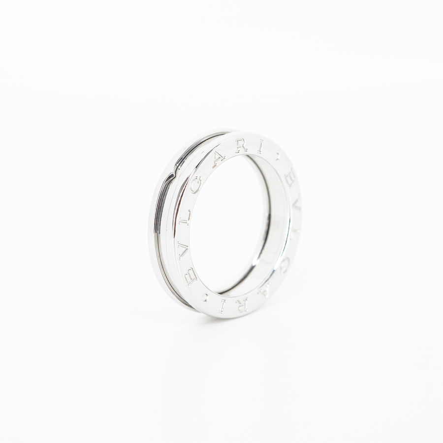 แหวน Bvlgari B.zero1 1band Ring 18K White Gold Size 53# (Used) #vrbvimt 5341