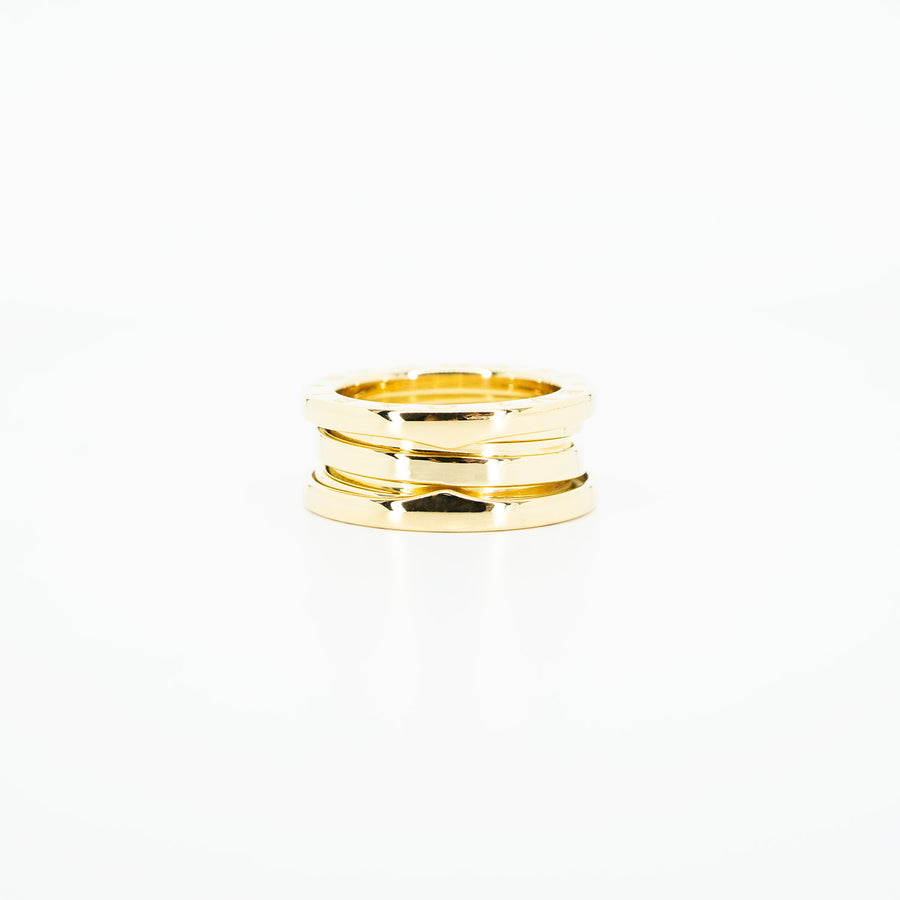 แหวน Bvlgari B.zero1 3band Ring 18K Yellow Gold Size 48# (Used) #vrbvrim 4979