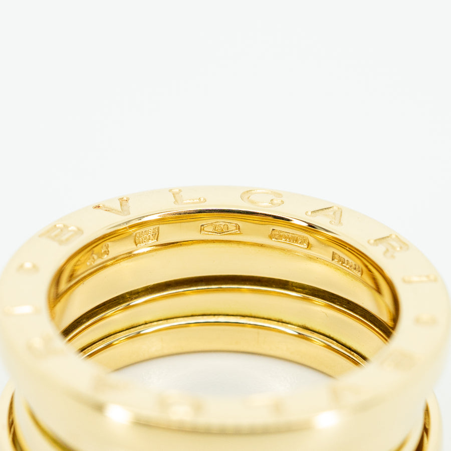 แหวน Bvlgari B.zero1 3band Ring 18K Yellow Gold Size 48# (Used) #vrbvrim 4979