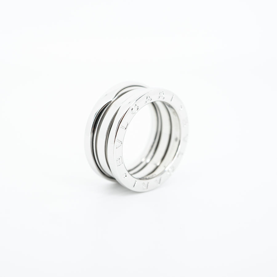 แหวน Bvlgari B.zero1 3band Ring 18K White Gold Size 49# (Used) #vrbvim 5019