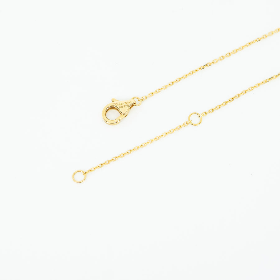 สร้อยและจี้ Cartier Amulette de Cartier necklace, XS model 18K Yellow Gold Size XS# (Used) #vrcan 5381