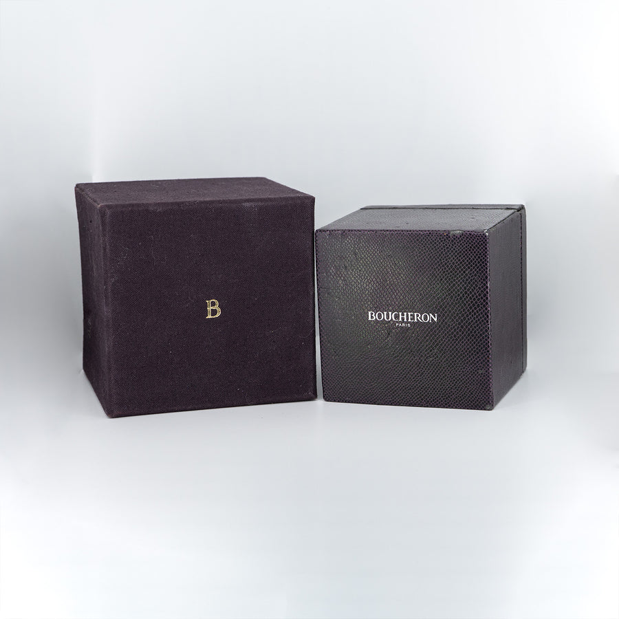 แหวน Boucheron Animeaux de Collection Bague Banquise Nanook Or B Pierre De Lune Fac Pavee White Gold Size 54# (Used) #vrbo 0496