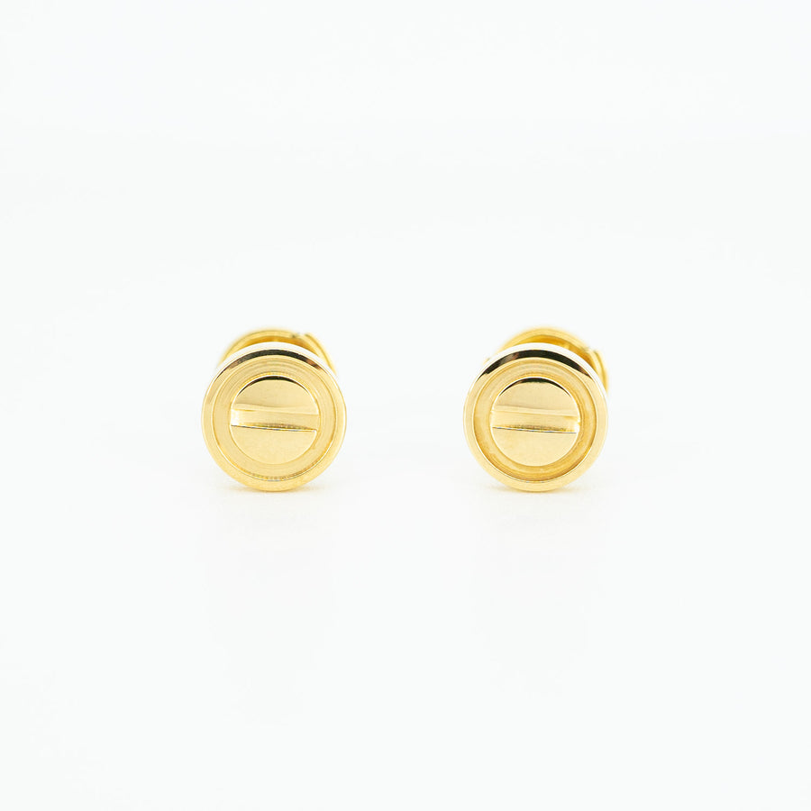 Cartier Love earrings Studs T4 18K Yellow Gold Used