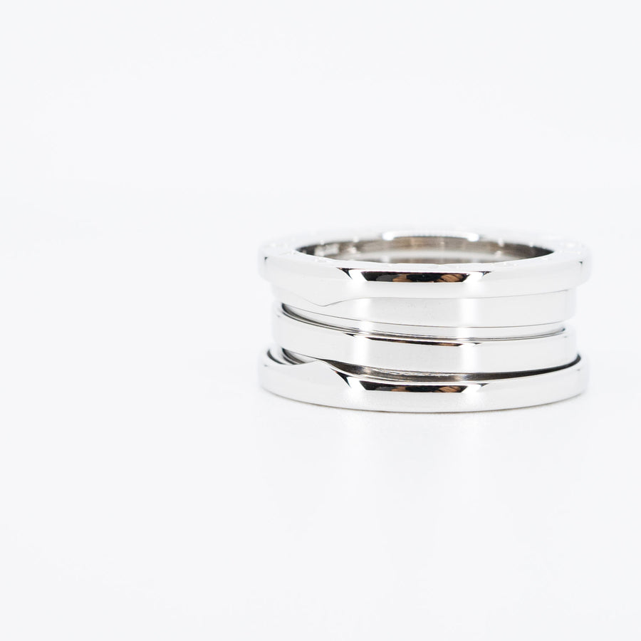 แหวน Bvlgari B.zero1 2band Ring #T4 18K White Gold Size 52# (Used) #vrbvrim 5698