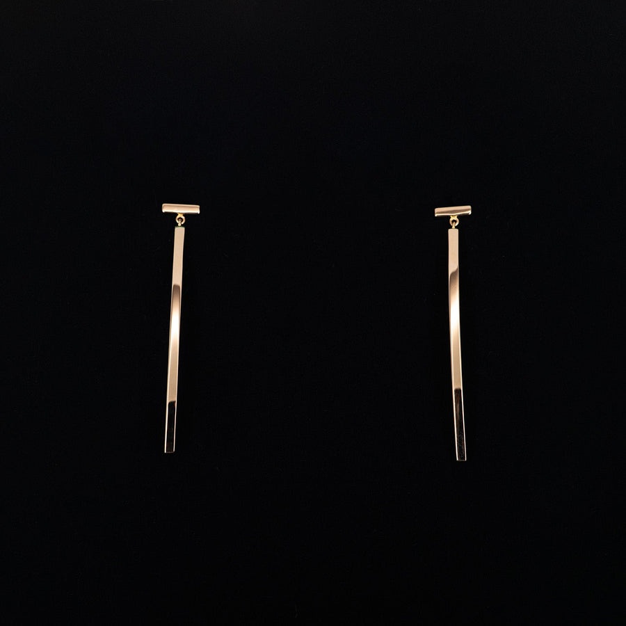 ต่างหู Tiffany & Co. Tiffany T Bar Earrings 18K Rose Gold (Used) #vrti 0910