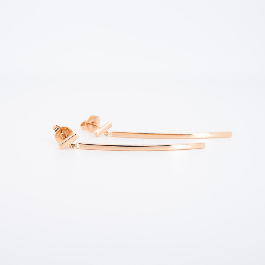 ต่างหู Tiffany & Co. Tiffany T Bar Earrings 18K Rose Gold (Used) #vrti 0910