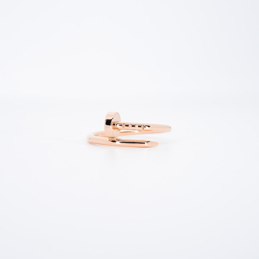 แหวน Cartier Juste Un Clou ring SM #T4 18K Rose Gold Size 50# (Used) #vrcan 6038