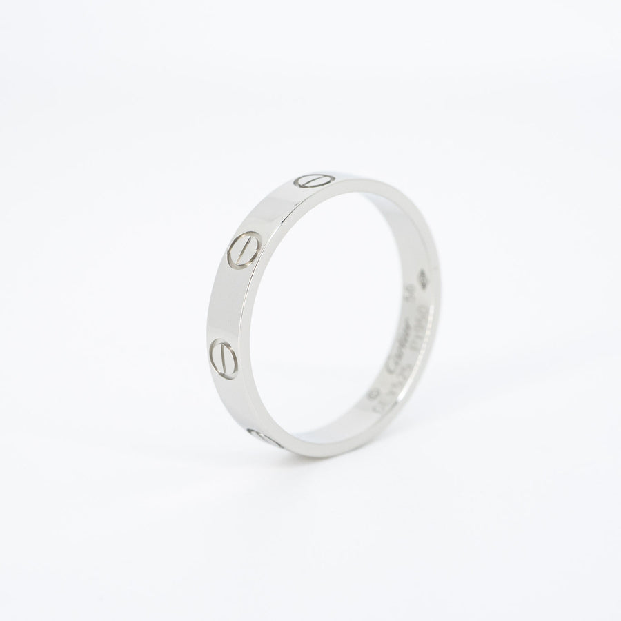 แหวน Cartier Love band #T4 Platinum950 Size 56# (Used) #vrcarim 5779