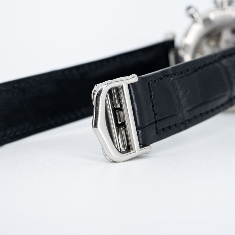 นาฬิกา Cartier Pasha de Cartier watch, Gray Dial Automatic Chronograph In Stainless Steel Size 39mm.# (Used) #vrcawHIT 7356