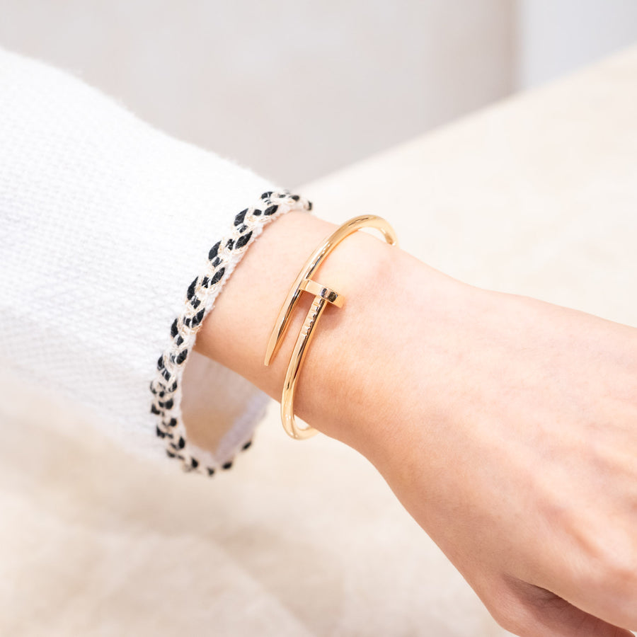 กำไลข้อมือ Cartier Juste un Clou Bracelet 18K Rose Gold Size 15# (Used) #vrca 1010