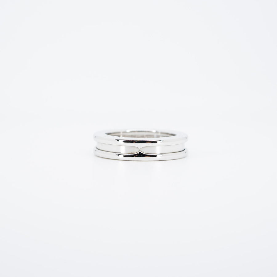 แหวน Bvlgari B.zero1 1band Ring 18K White Gold Size 48# (Used) #vrbvr 5828