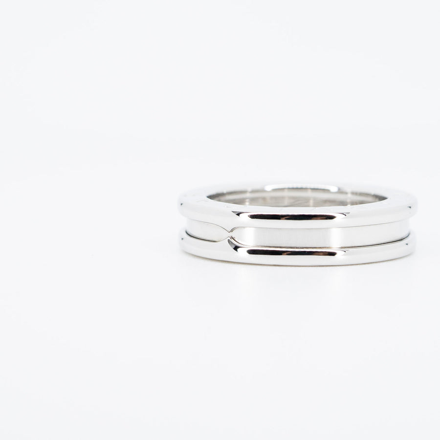 แหวน Bvlgari B.zero1 1band Ring 18K White Gold Size 48# (Used) #vrbvr 5828