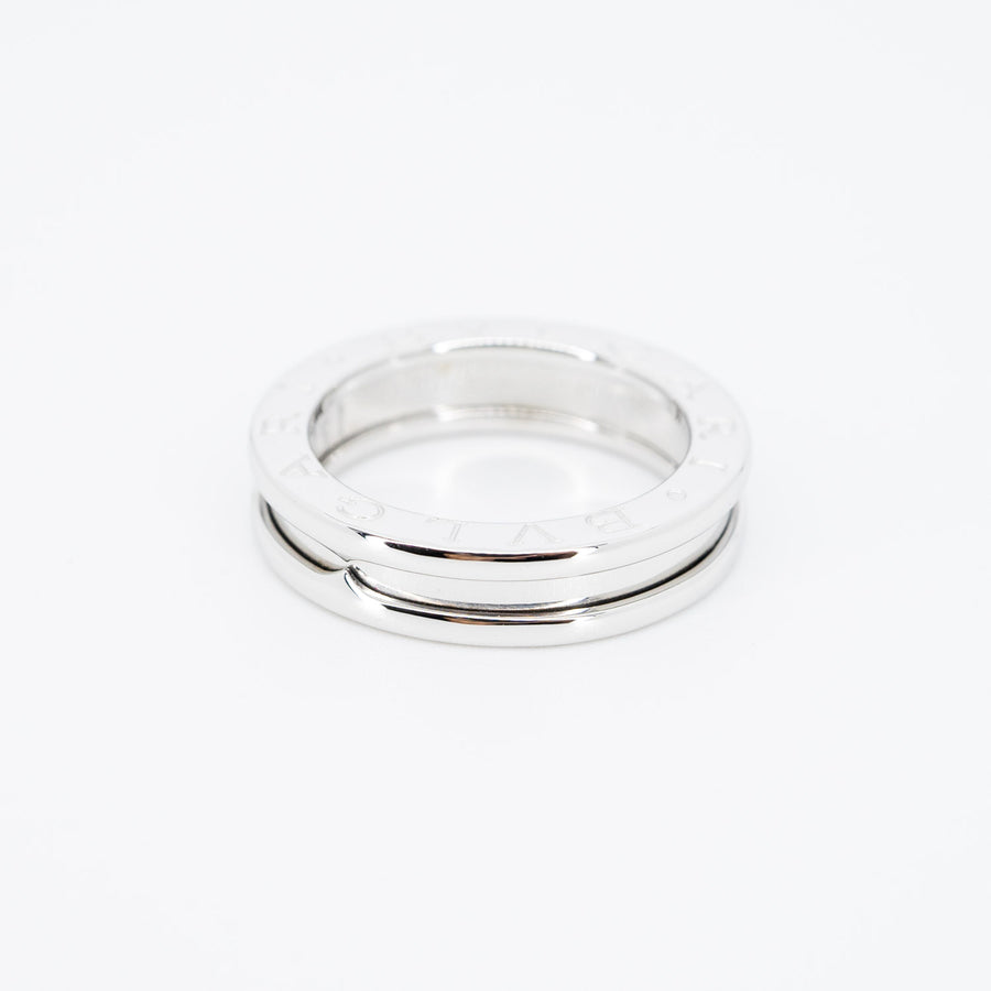 แหวน Bvlgari B.zero1 1band Ring 18K White Gold Size 48# (Used) #vrbvr 5828