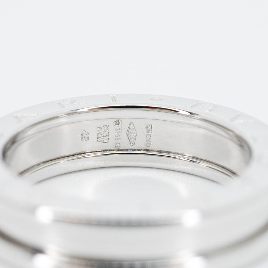 แหวน Bvlgari B.zero1 1band Ring 18K White Gold Size 48# (Used) #vrbvr 5828