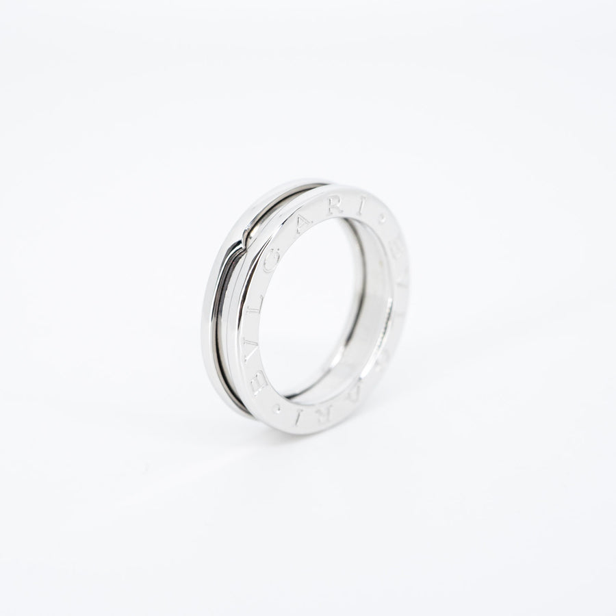 แหวน Bvlgari B.zero1 1band Ring 18K White Gold Size 48# (Used) #vrbvr 5828