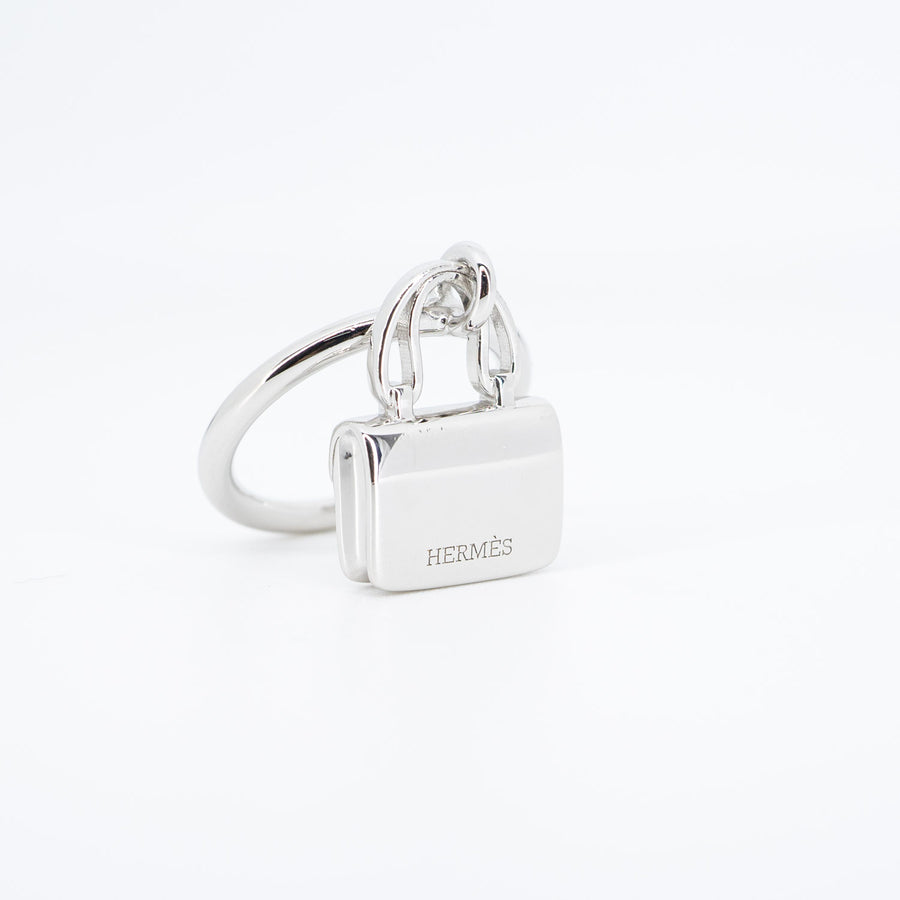 แหวน Hermes Amulettes Constance ring #T3 Silver925 Size 51# (Used) #vrhe 0600