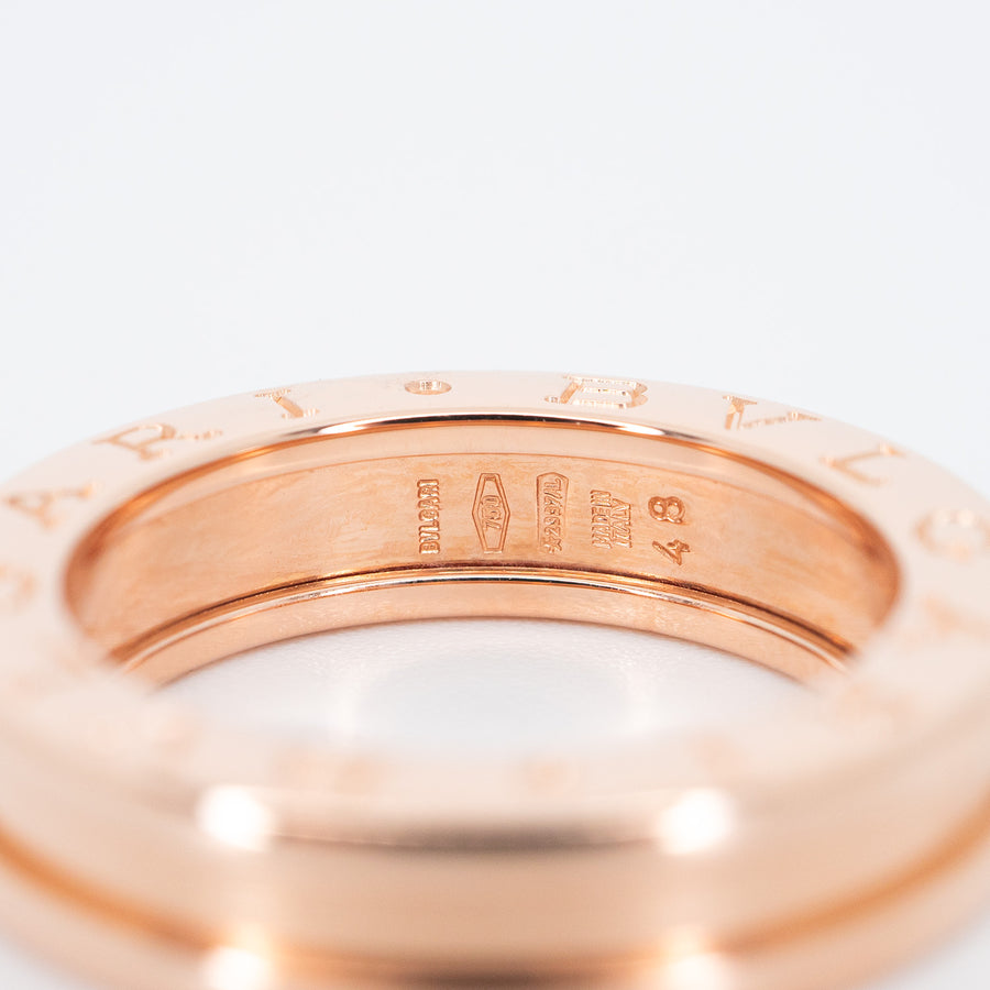 แหวน Bvlgari B.zero1 1band Ring #T4 18K Rose Gold Size 48# (Used) #vrbvr 5931