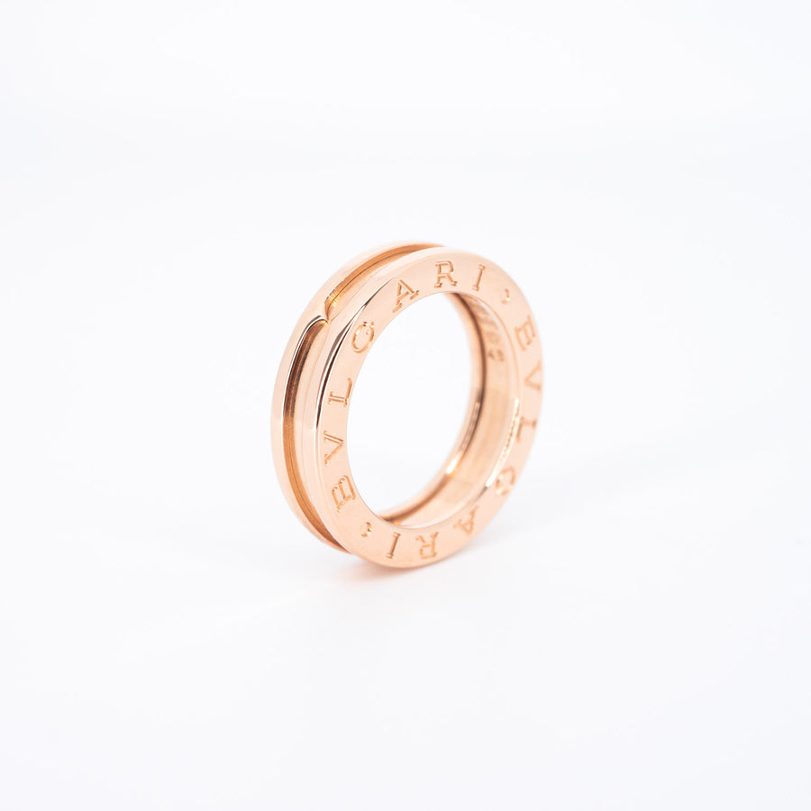 แหวน Bvlgari B.zero1 1band Ring #T4 18K Rose Gold Size 48# (Used) #vrbvr 5931