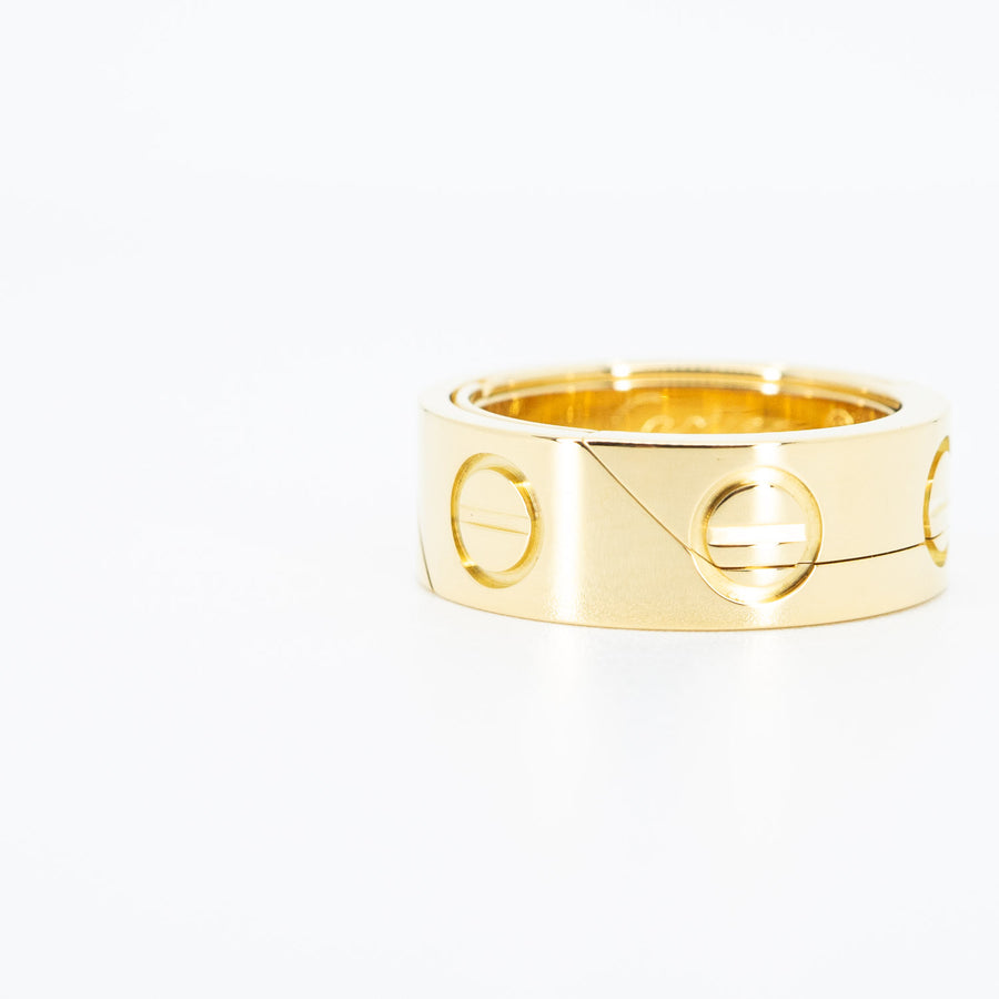 แหวน Cartier Astro love ring (Pendent) Limited Edition #TU 18K Yellow Gold Size 50# (Used) #vrcarim 5889