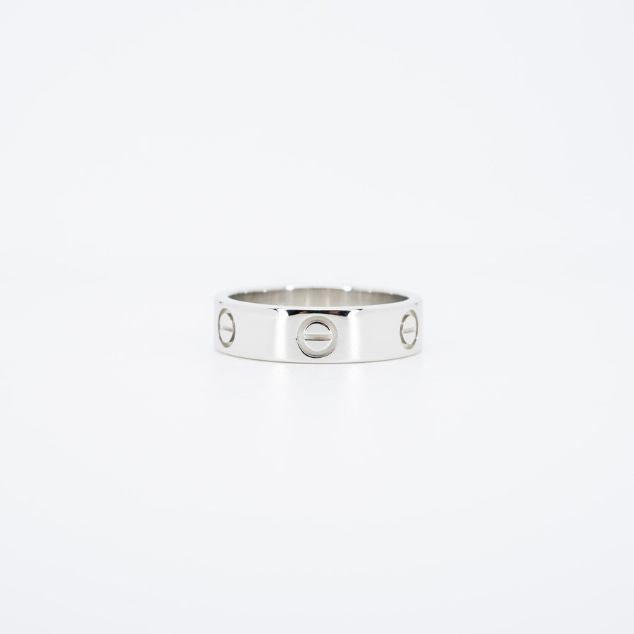 แหวน Cartier Love Ring #T4 Platinum950 Size 58# (Used) #vrcarim 5961