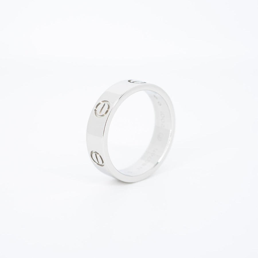แหวน Cartier Love Ring #T4 Platinum950 Size 58# (Used) #vrcarim 5961