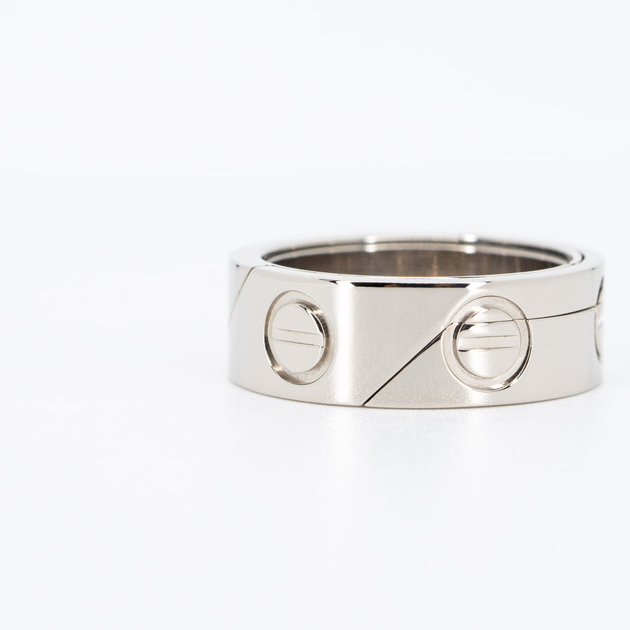 แหวน Cartier Astro love ring (Pendent) Limited Edition #TU 18K White Gold Size 53# (Used) #vrcarim 5958