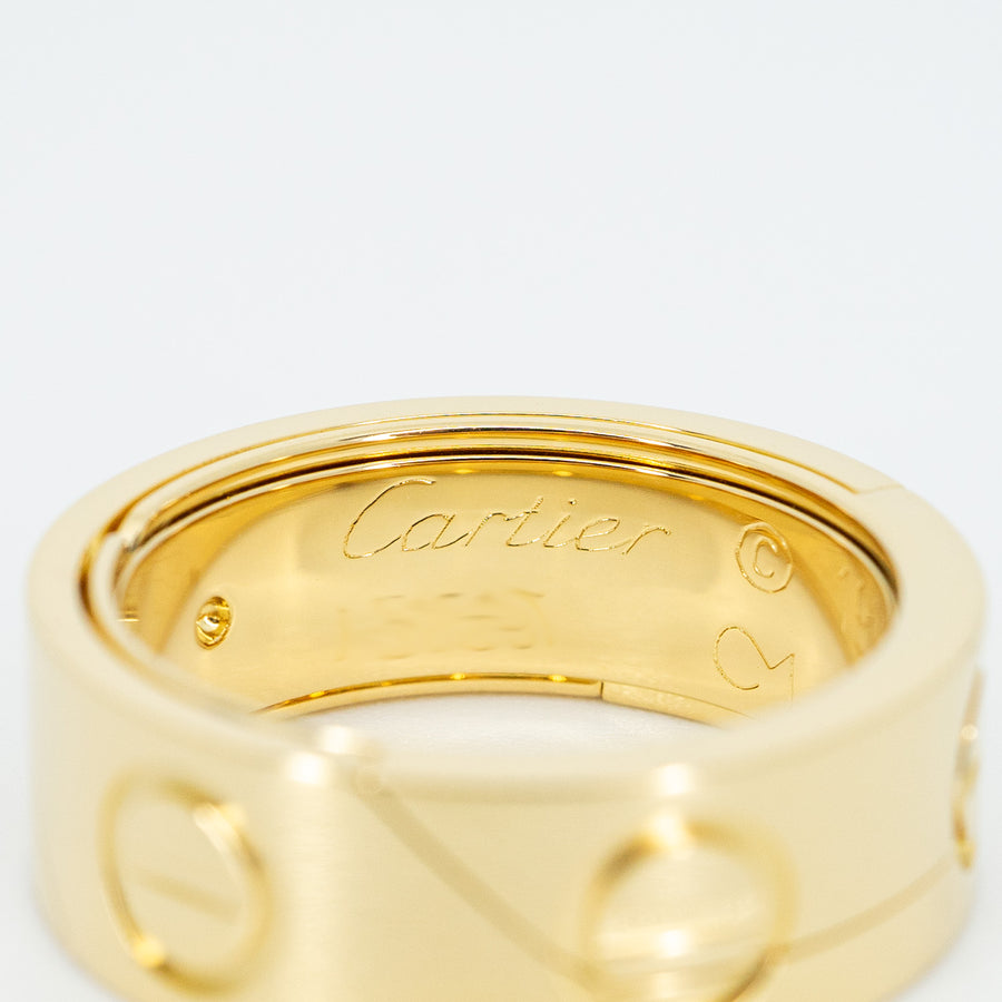 แหวน Cartier Astro love ring (Pendent) Limited Edition #TU 18K Yellow Gold Size 51# (Used) #vrcarim 5959